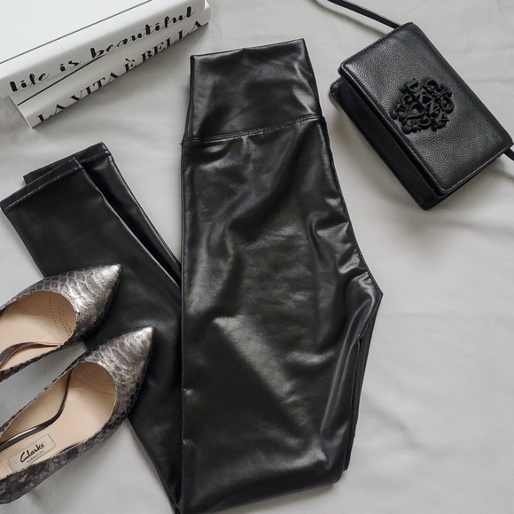 Ginasy Pants - SOLD Stretchy High Waisted Faux Leather Pants